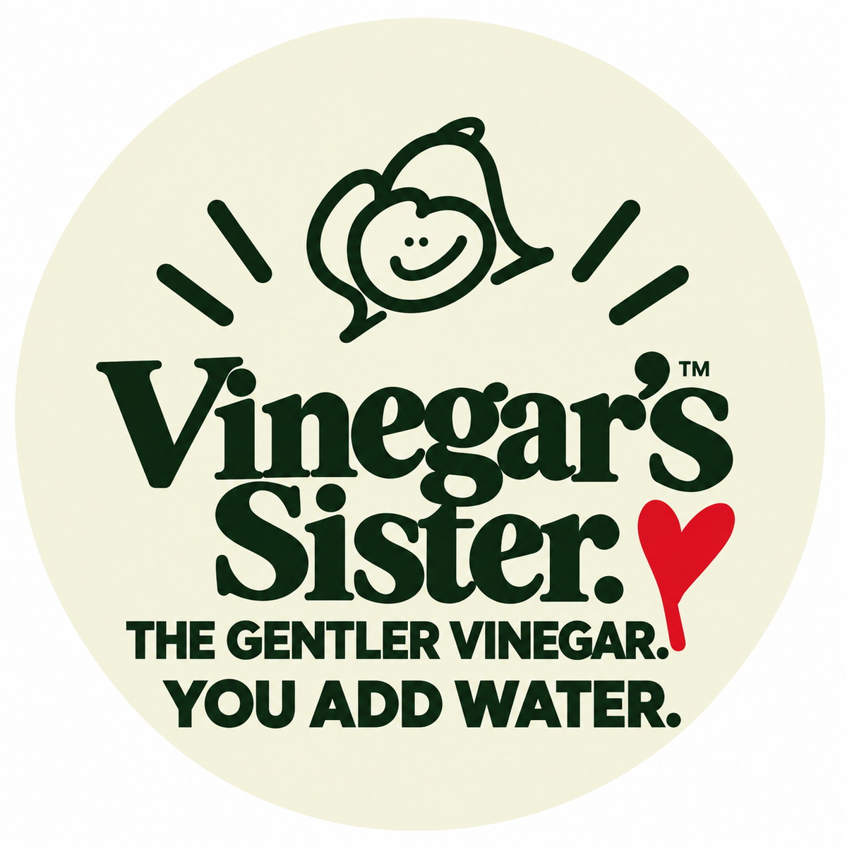 Vinegar's Sister, All Purpose Concentrated Vinegar Powder for Cleaning
